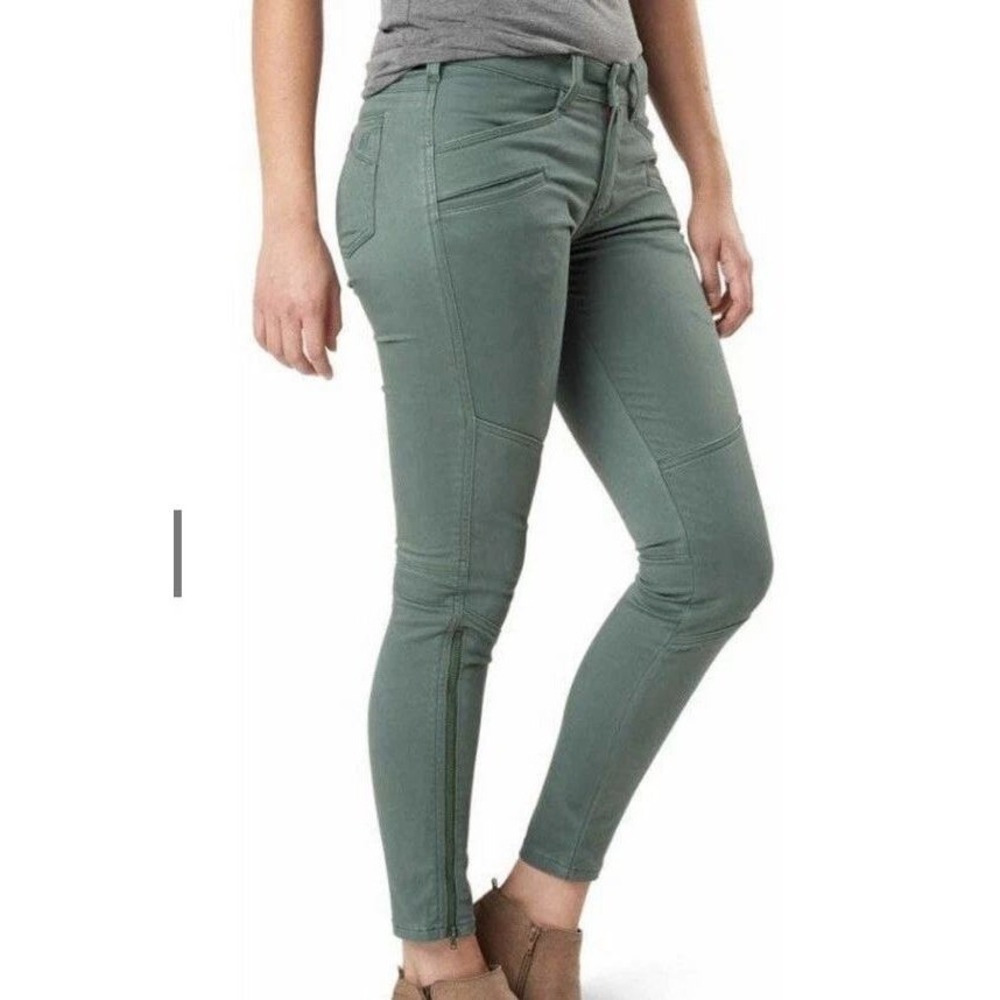 NWT 511 Tactical Womens Wyldcat Pant Thyme Green Stretchy Zipper Leg Size 2 Long